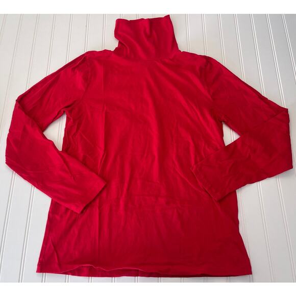 Old Navy Lightweight Turtleneck Tops Shirts Red Blue Gray Bundle 3 - Size Large - Picture 2 of 12